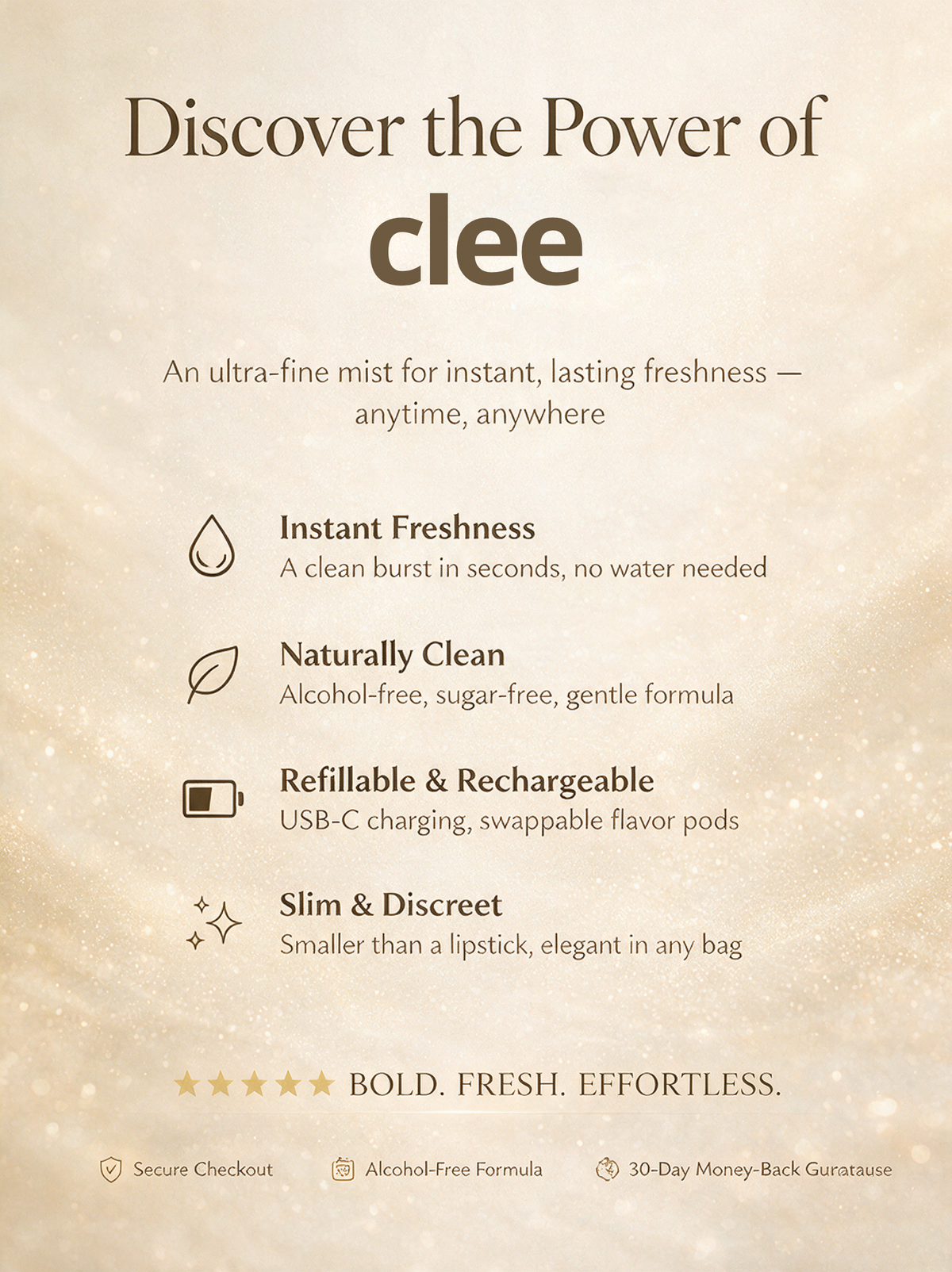 Clee™ Smart Electric Oral Spray